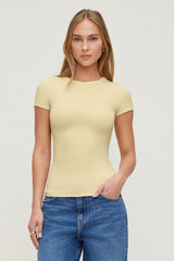 Dynamite Store | Rumi Crewneck T Shirt Yellow