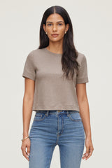Dynamite Website Shop | Everyday Cotton T Shirt Brown