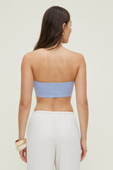 Dynamite Online | Sculpt Bandeau Bra Blue