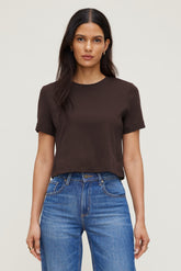 Dynamite Store | Everyday Cotton T Shirt Brown