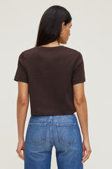Dynamite Store | Everyday Cotton T Shirt Brown