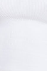 Dynamite Online | Tedi Ribbed Long Sleeve T Shirt White
