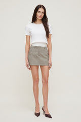 Dynamite Outlet | Clara Short Sleeve Sweater White