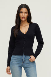 Dynamite Store | Cinched Waist Cardigan Black