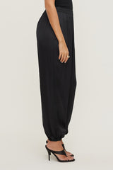 Dynamite Outlet | Satin Balloon Pants Black