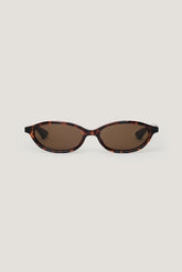 Dynamite Outlets | LE SPECS | Duskfall Oval Sunglasses Brown