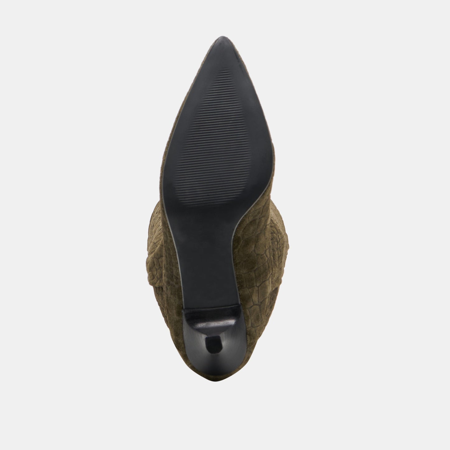 Dolce Vita Roxla Olive Croco Embossed Leather Boots