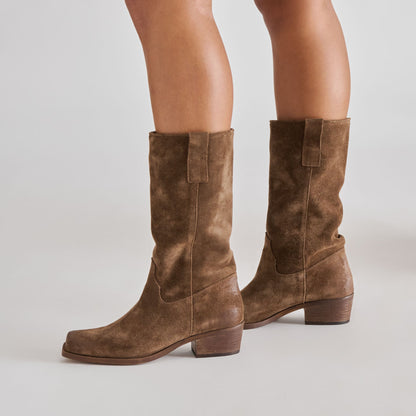Dolce Vita Romie Chocolate Suede Boots
