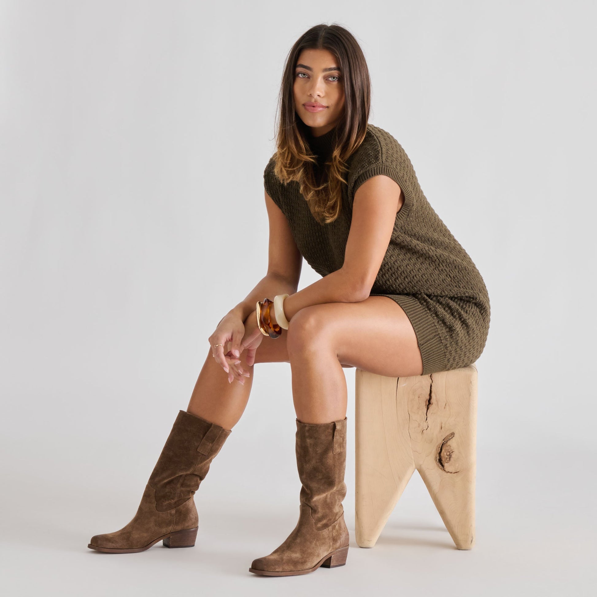 Dolce Vita Romie Chocolate Suede Boots
