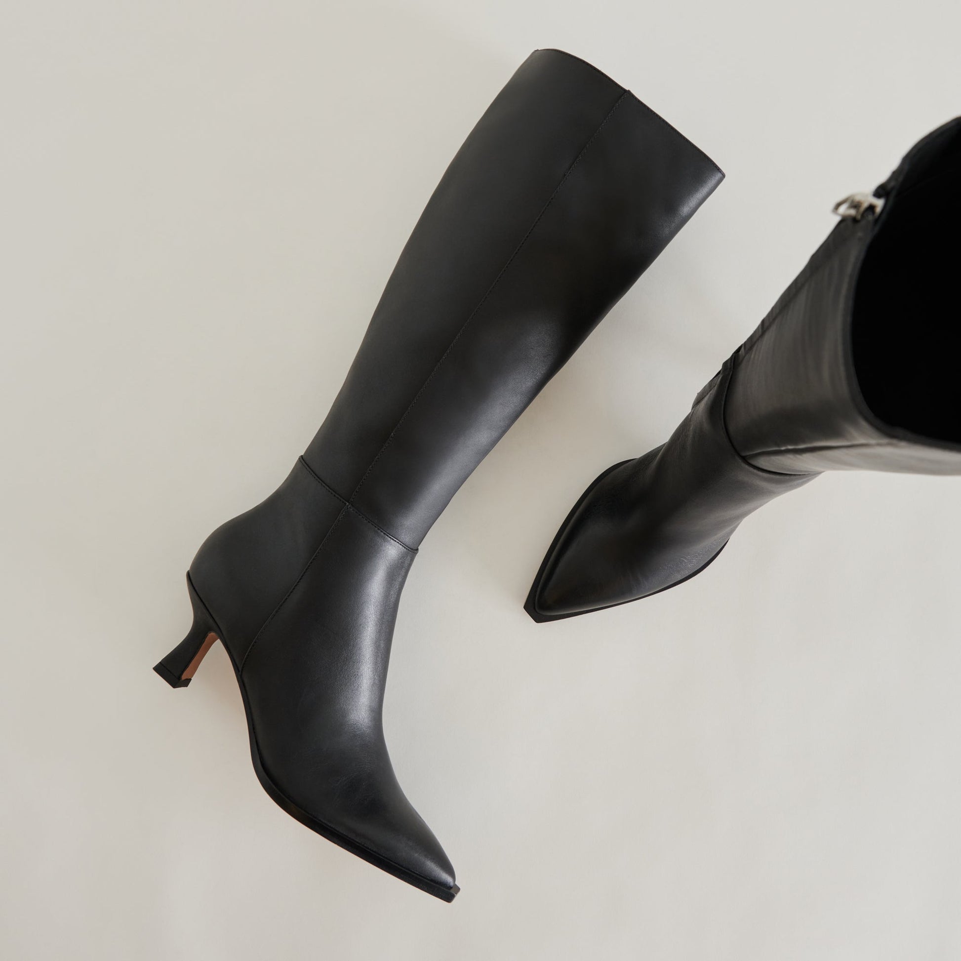 Dolce Vita Auggie Black Leather Boots