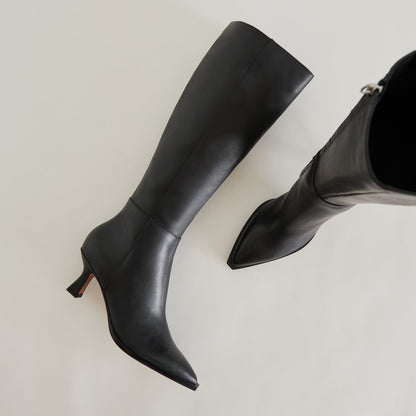 Dolce Vita Auggie Black Leather Boots