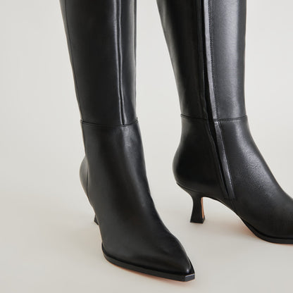 Dolce Vita Auggie Black Leather Boots