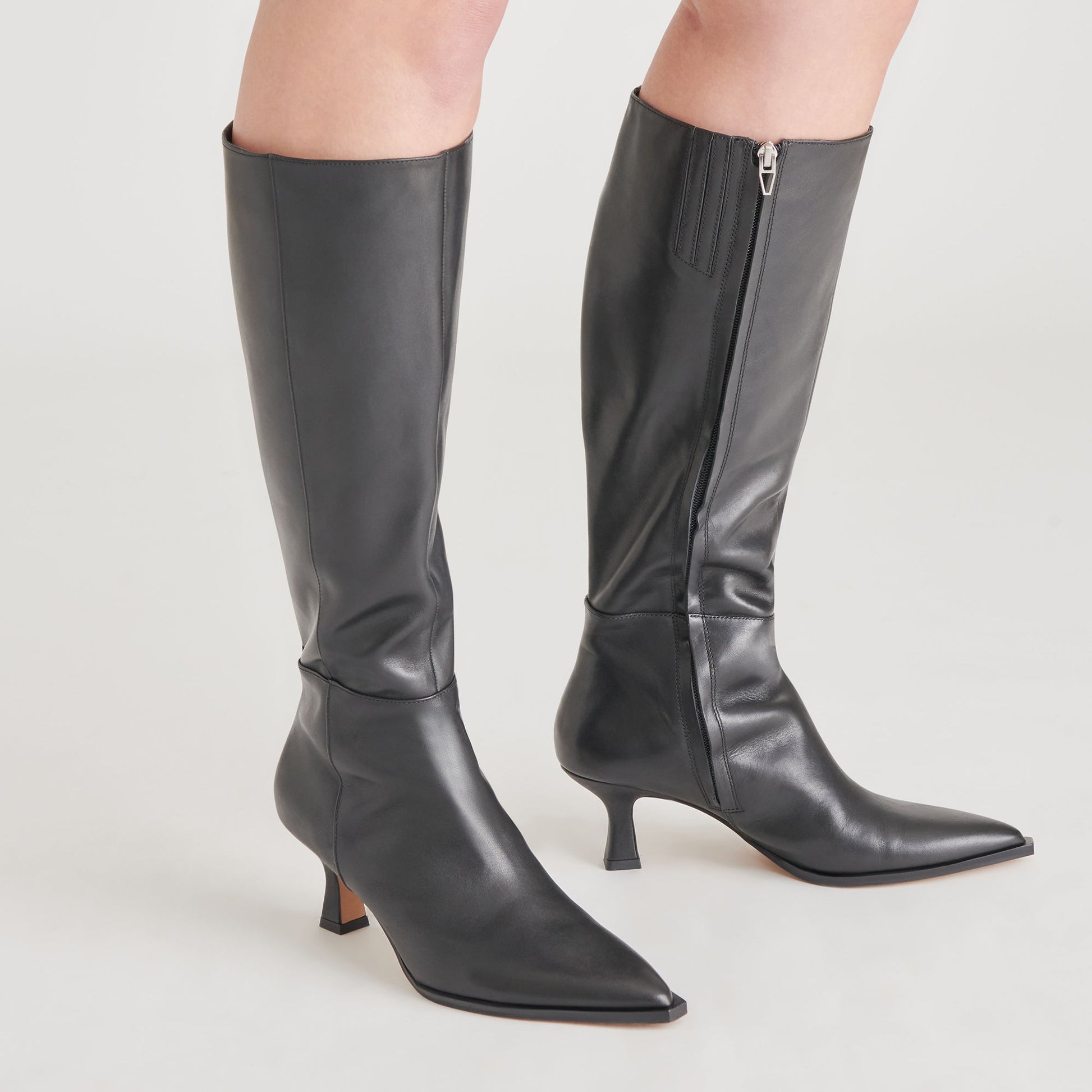 Dolce Vita Auggie Black Leather Boots