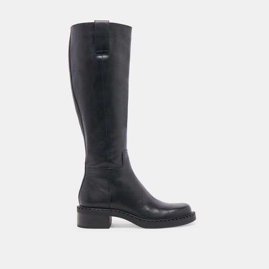 Dolce Vita Glory H2O Waterproof Black Leather Boots