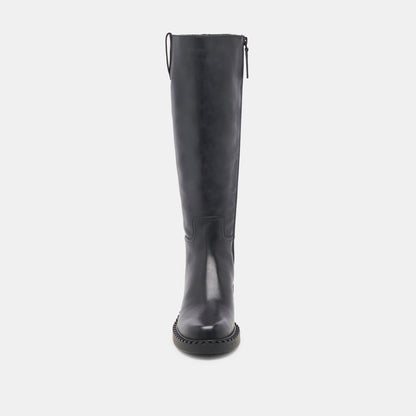 Dolce Vita Glory H2O Waterproof Black Leather Boots
