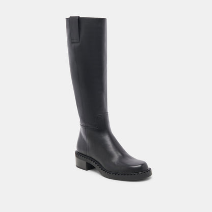 Dolce Vita Glory H2O Waterproof Black Leather Boots
