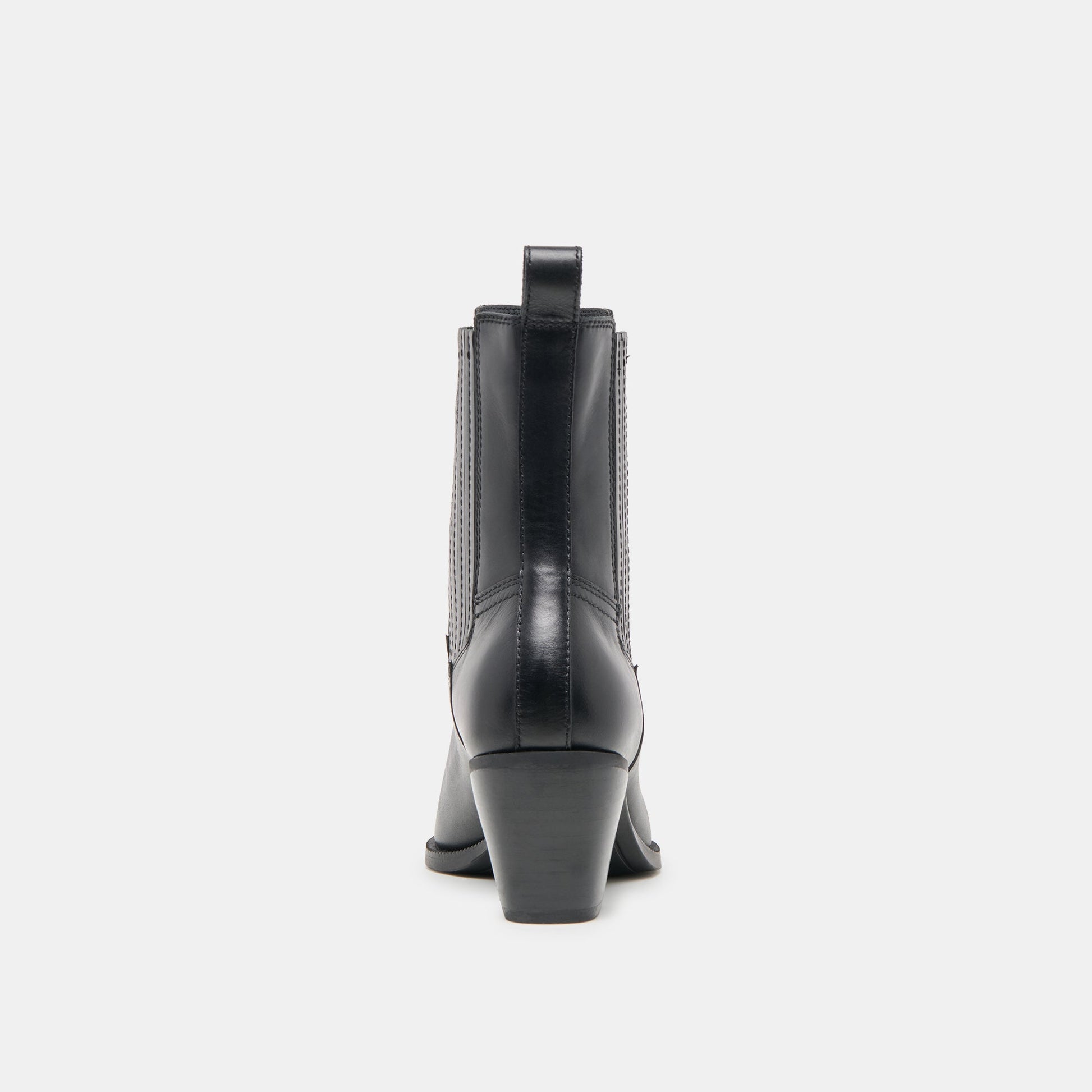 Dolce Vita Slim Black Leather Booties