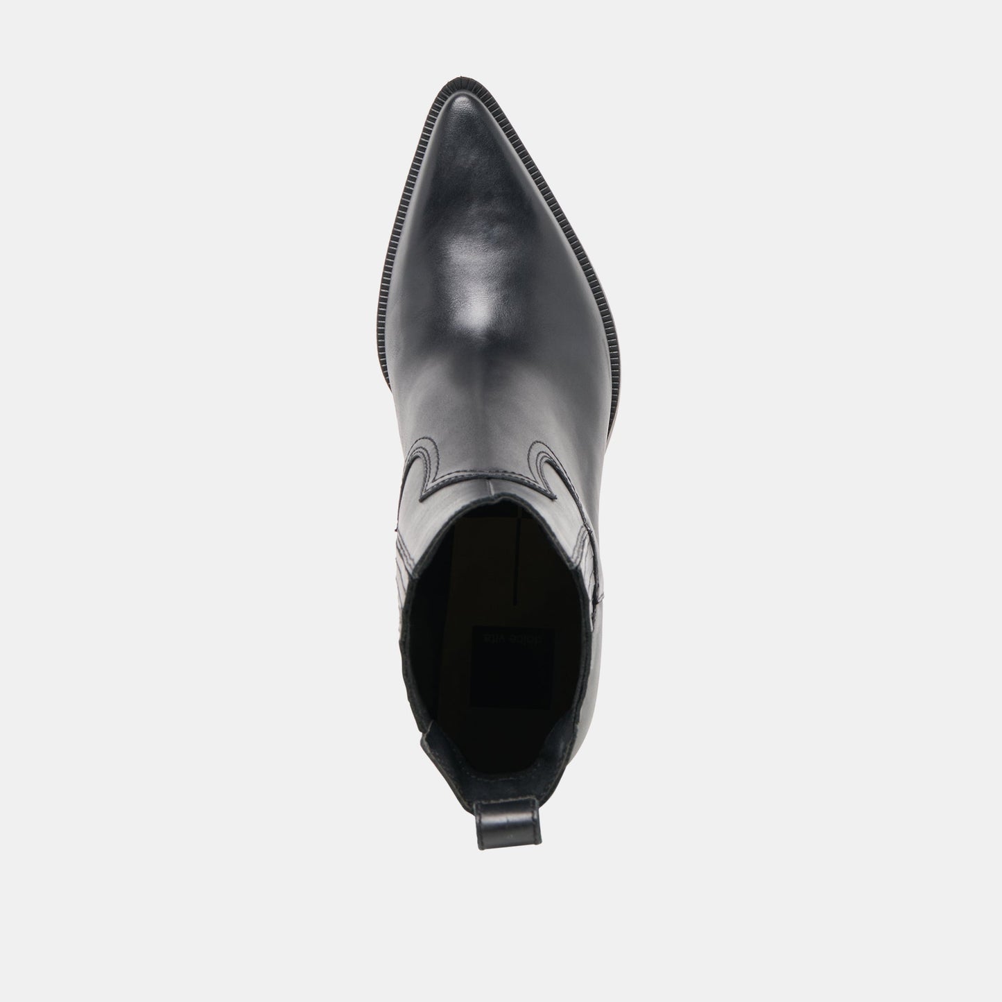 Dolce Vita Slim Black Leather Booties