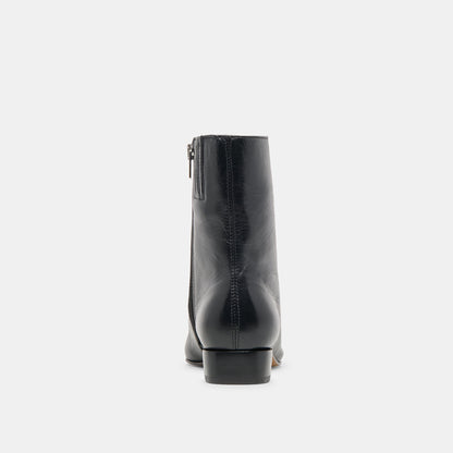 Dolce Vita Tarine Black Leather Booties