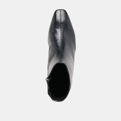 Dolce Vita Tarine Black Leather Booties