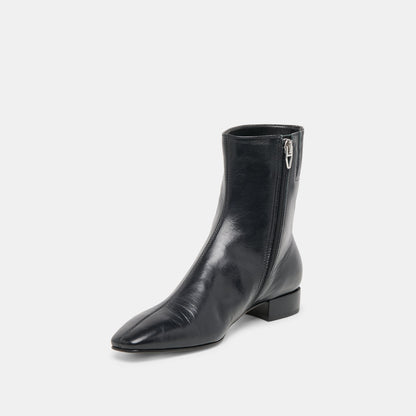 Dolce Vita Tarine Black Leather Booties
