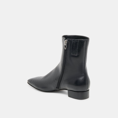 Dolce Vita Tarine Black Leather Booties