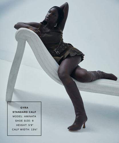 Dolce Vita GYRA BOOTS CHOCOLATE LEATHER