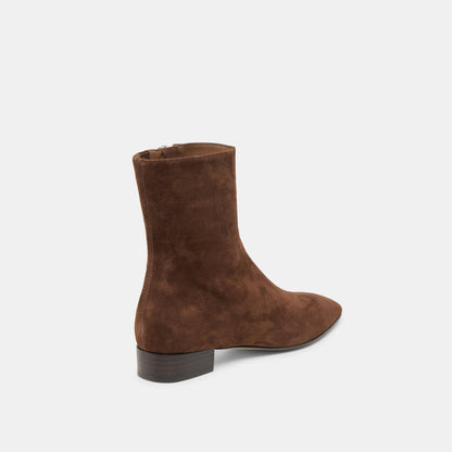 Dolce Vita Tarine Dk Brown Nubuck Booties