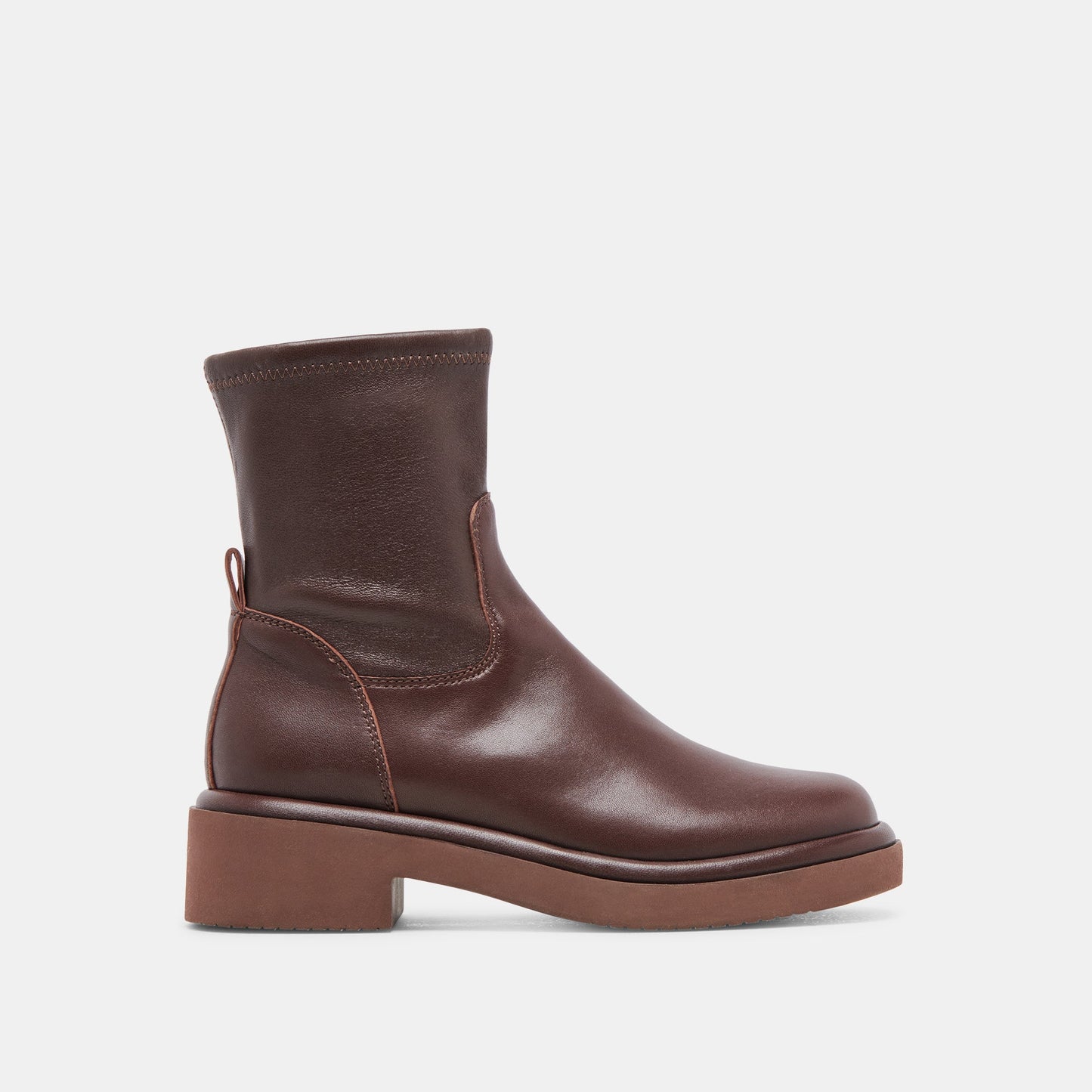 Dolce Vita Simaya H2O Waterproof Mahogany Leather Boots