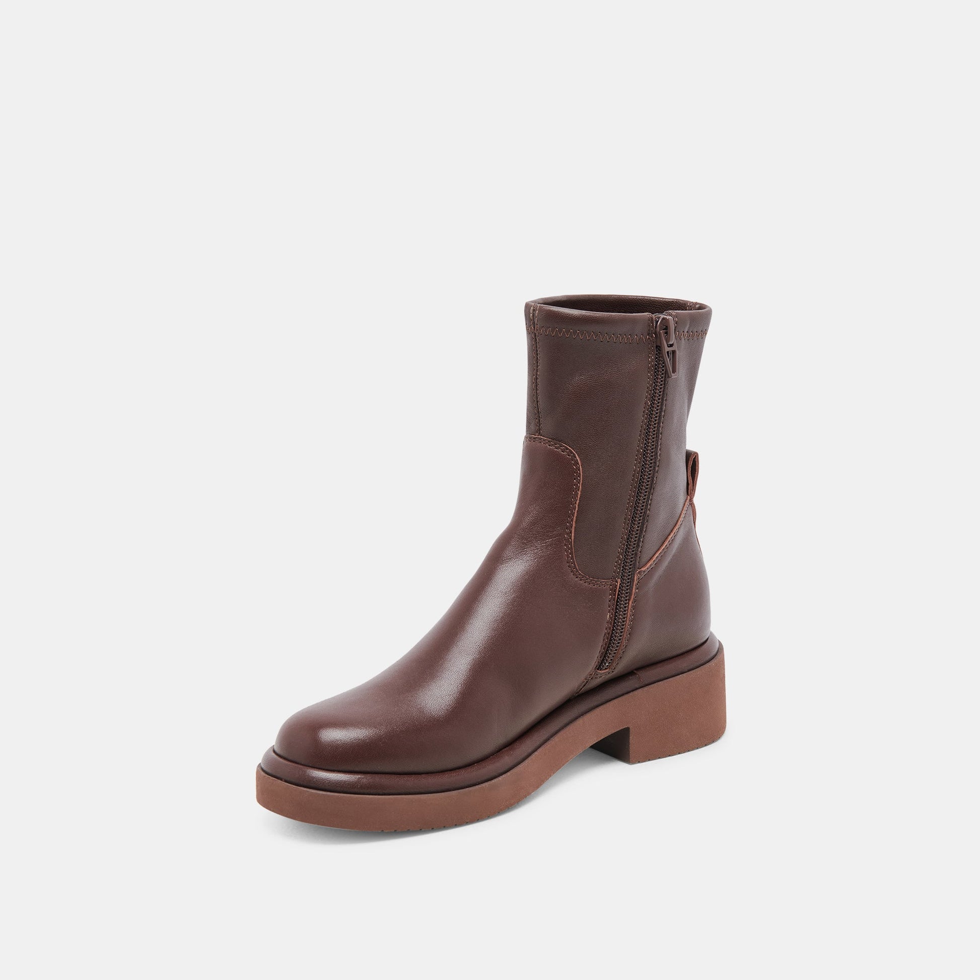 Dolce Vita Simaya H2O Waterproof Mahogany Leather Boots