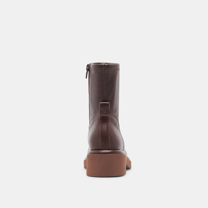 Dolce Vita Simaya H2O Waterproof Mahogany Leather Boots