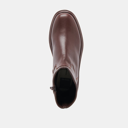 Dolce Vita Simaya H2O Waterproof Mahogany Leather Boots