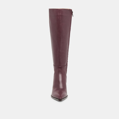 Dolce Vita Auggie Wine Leather Boots