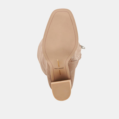 Dolce Vita FYNN Wide Calf Boots Truffle Suede
