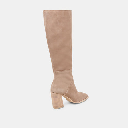 Dolce Vita FYNN Wide Calf Boots Truffle Suede