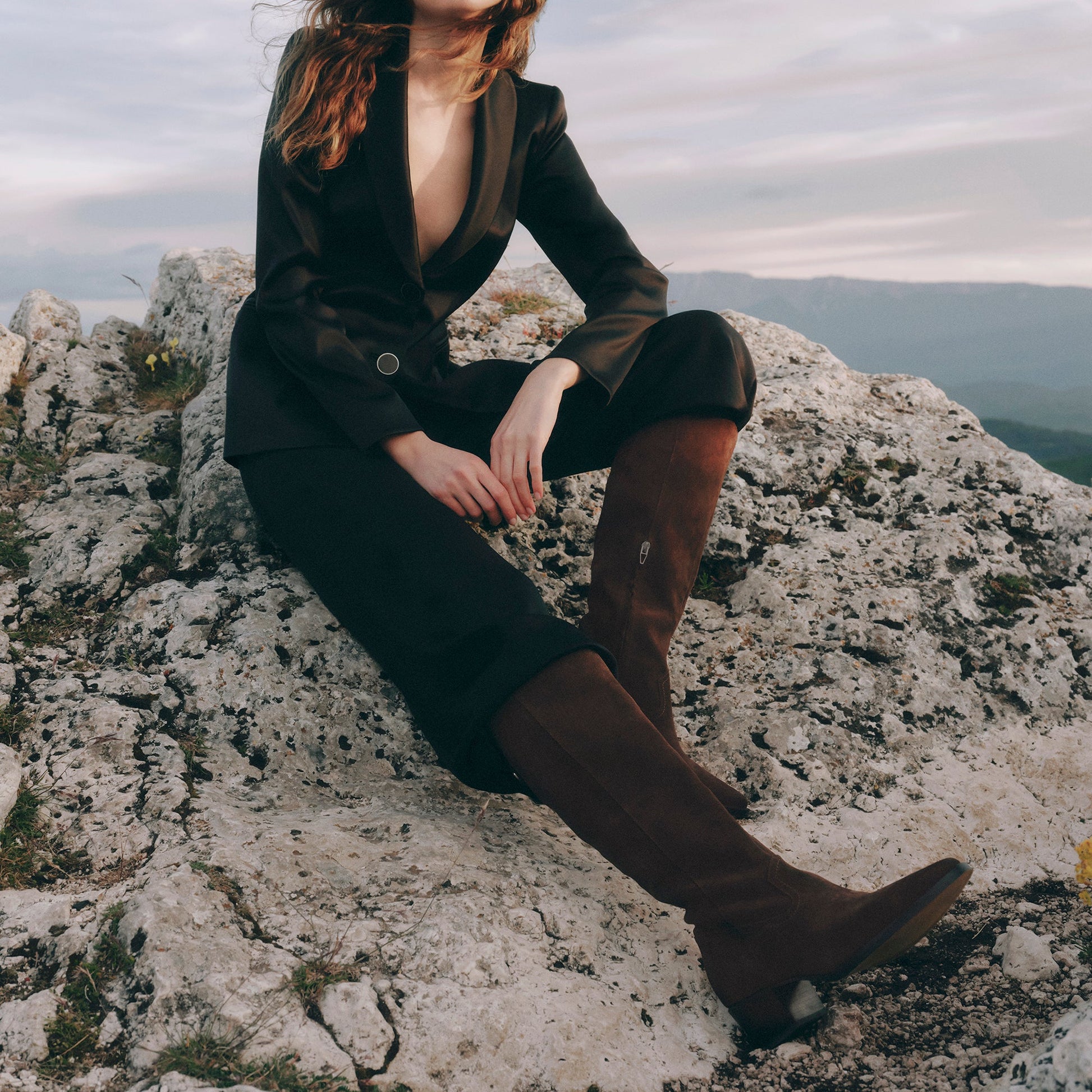 Dolce Vita Virona H2O Waterproof Dk Brown Suede Boots