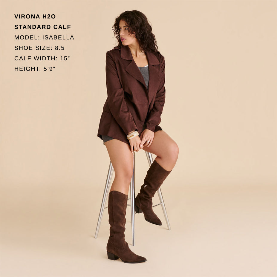 Dolce Vita Virona H2O Waterproof Dk Brown Suede Boots