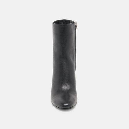 Dolce Vita Suzy Wide Black Leather Booties
