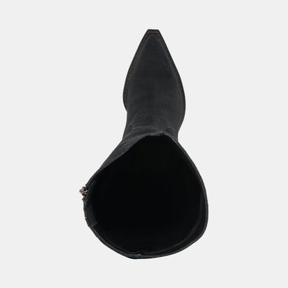 Dolce Vita Raj Extra Wide Calf Onyx Suede Boots