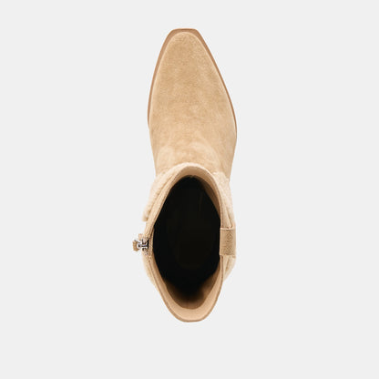 Dolce Vita Salil Plush Dk Taupe Suede Boots