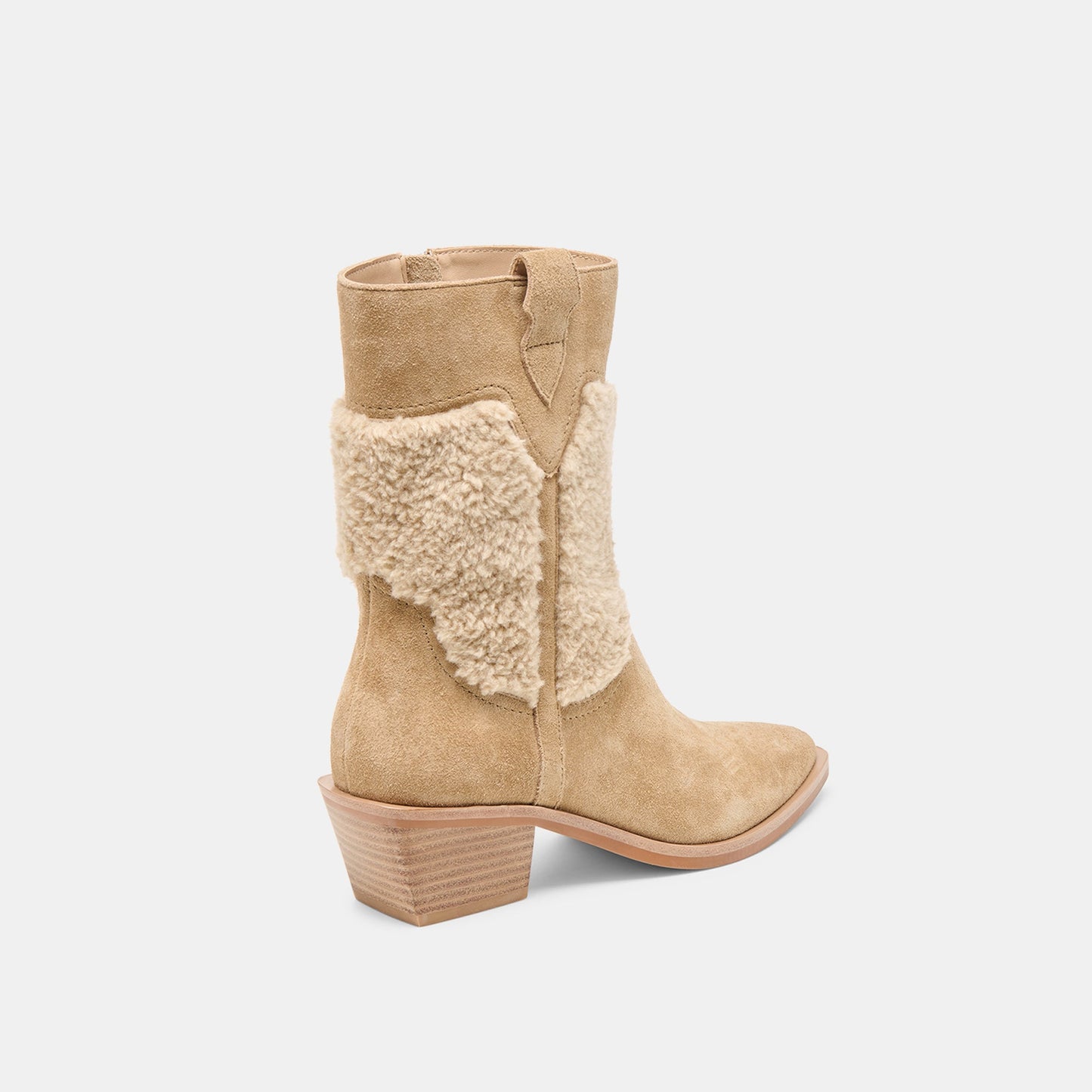 Dolce Vita Salil Plush Dk Taupe Suede Boots