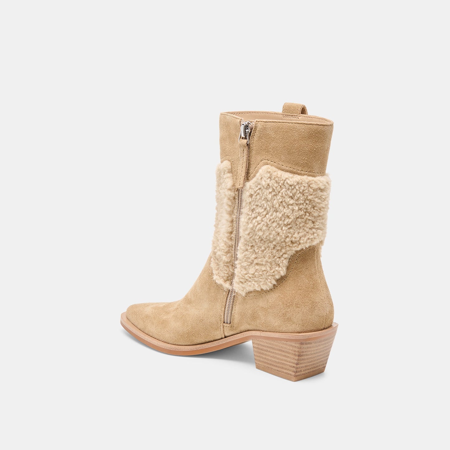 Dolce Vita Salil Plush Dk Taupe Suede Boots