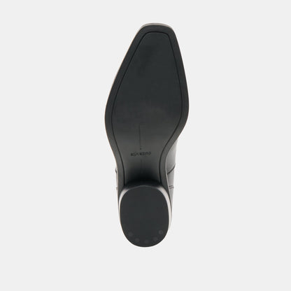 Dolce Vita Faint H2O Waterproof Black Leather Booties