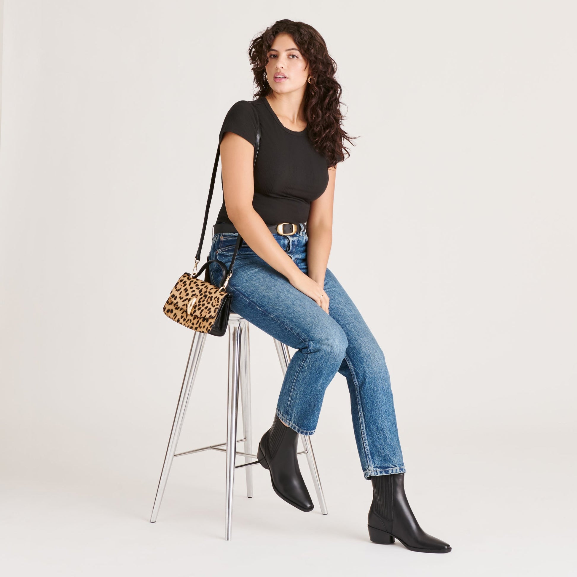 Dolce Vita Faint H2O Waterproof Black Leather Booties