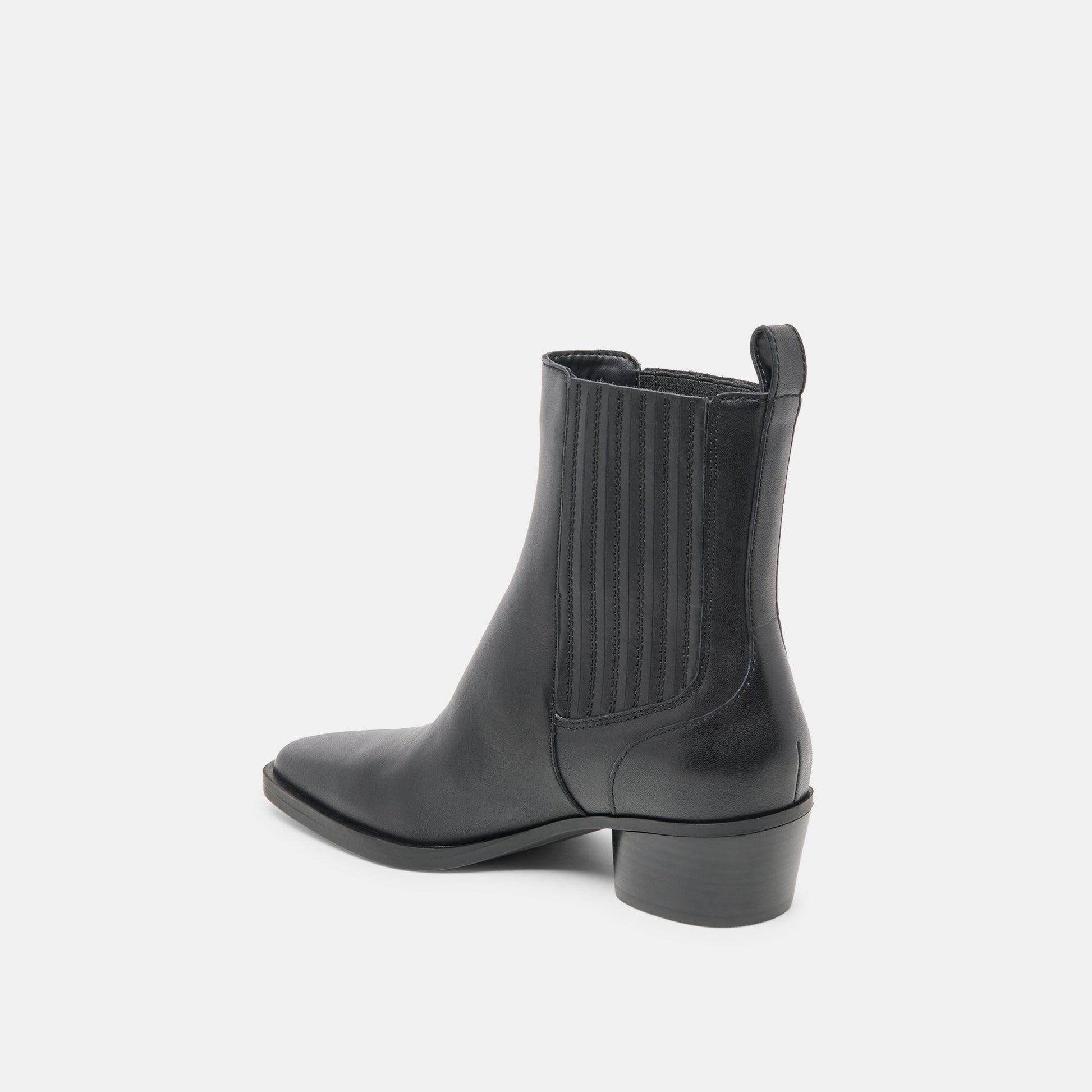 Dolce Vita Faint H2O Waterproof Black Leather Booties