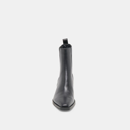 Dolce Vita Faint H2O Waterproof Black Leather Booties