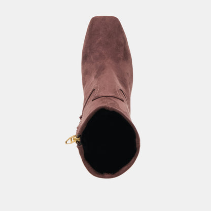 Dolce Vita Roan Mahogany Stella Suede Boots