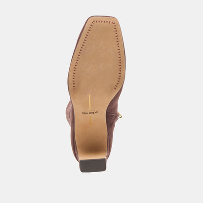 Dolce Vita Roan Mahogany Stella Suede Boots