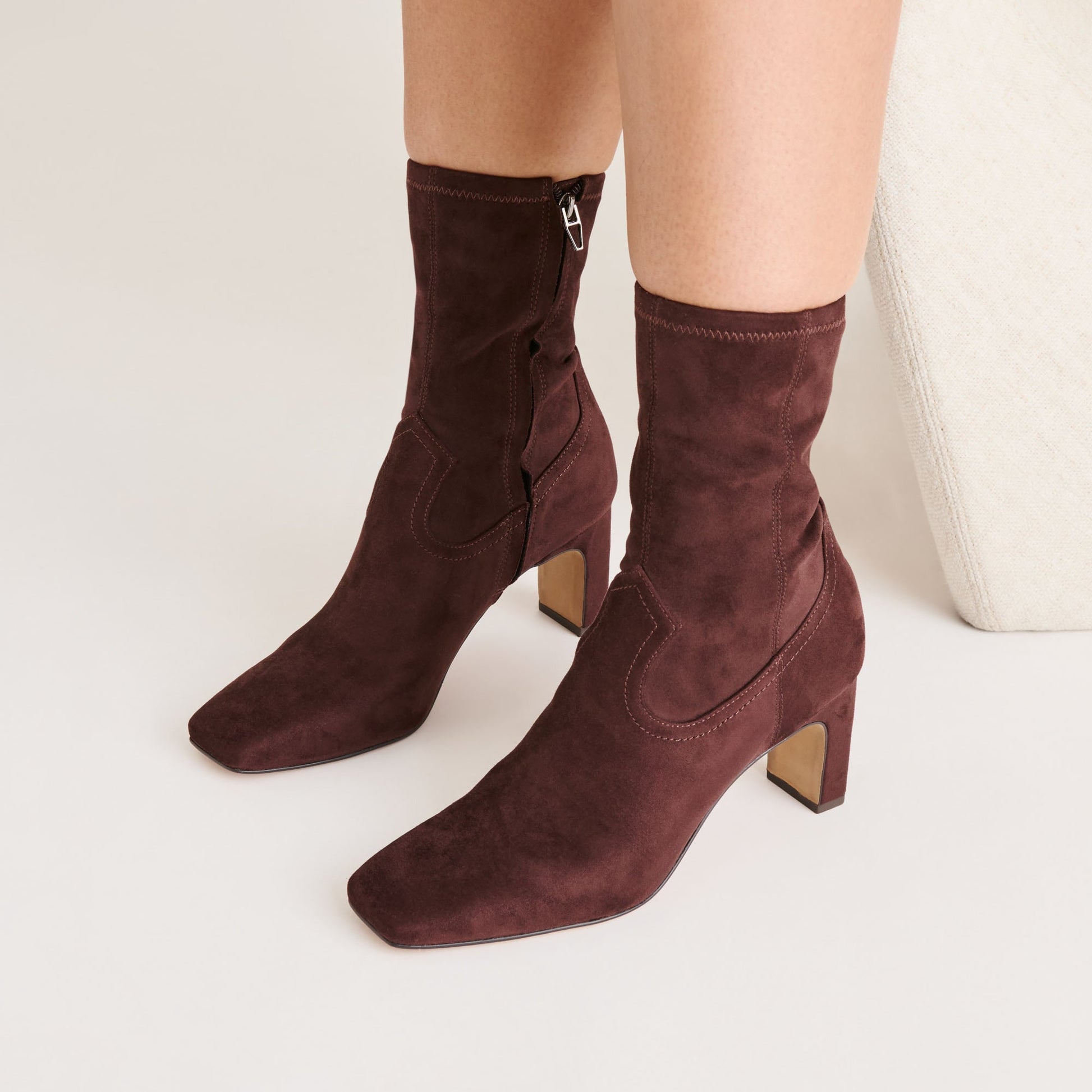 Dolce Vita Roan Mahogany Stella Suede Boots