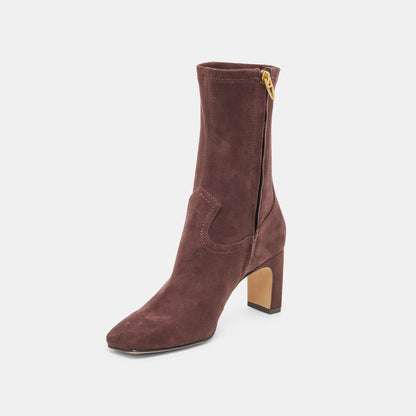 Dolce Vita Roan Mahogany Stella Suede Boots